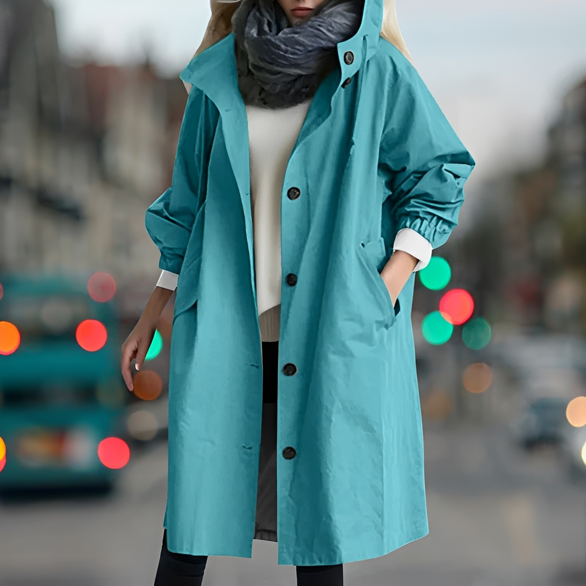 Bethany - Manteau à capuche résistant à l'eau et robuste