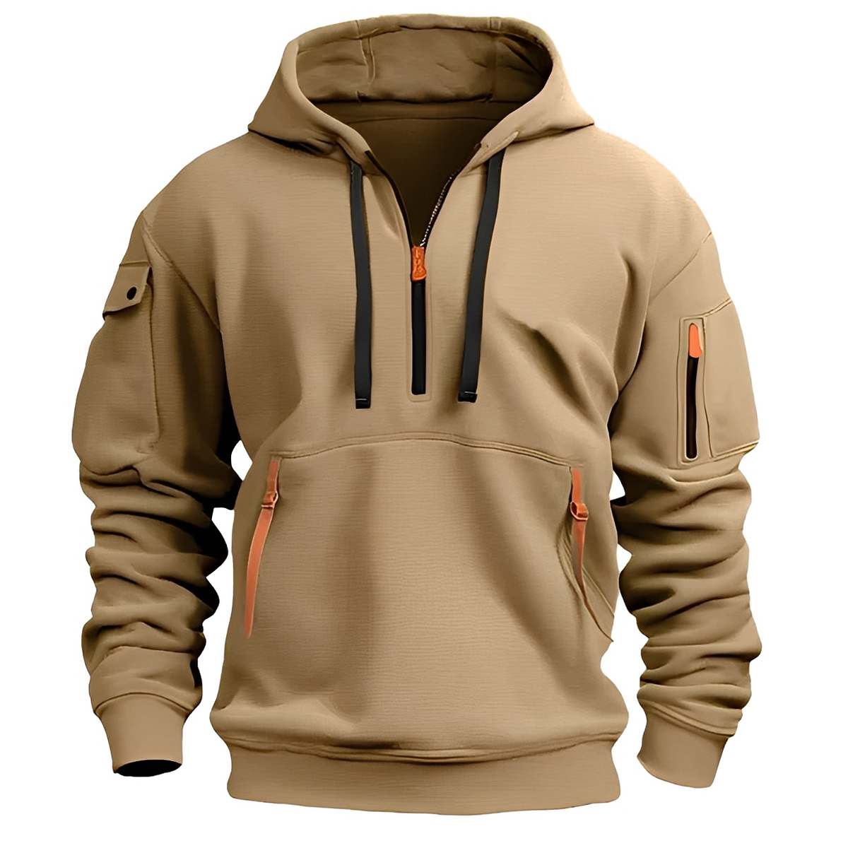 Burton - Sweat à capuche douillet avec demi-zip