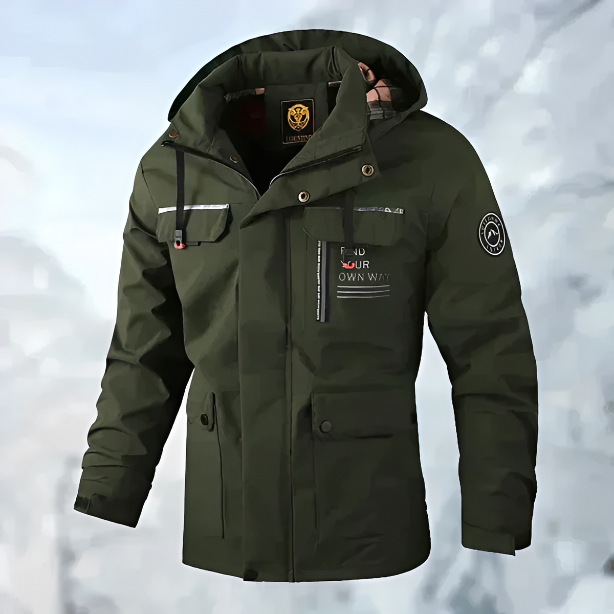 Luke - Manteau à capuche chaud et confortable