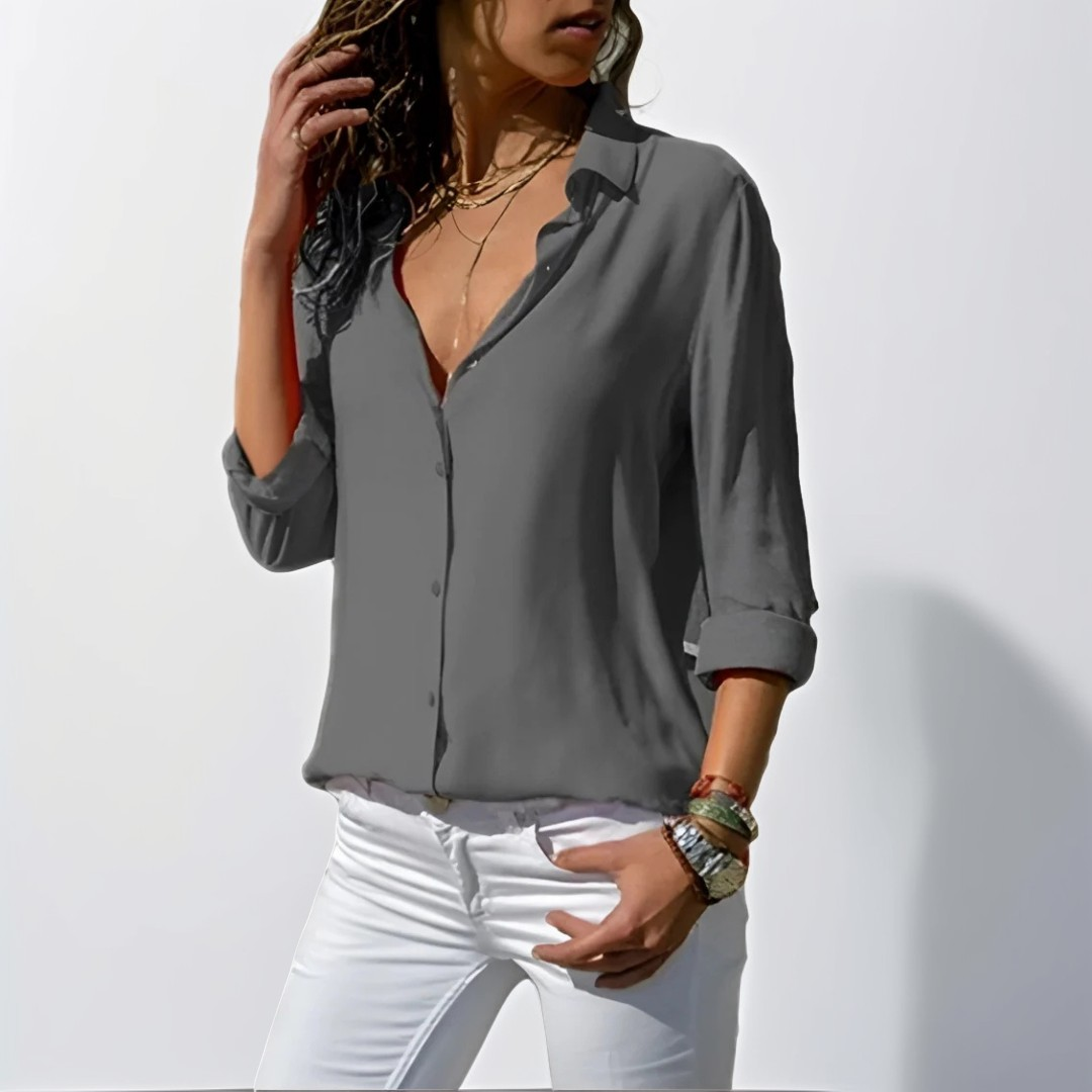 Delilah - Blouse élégante à manches longues
