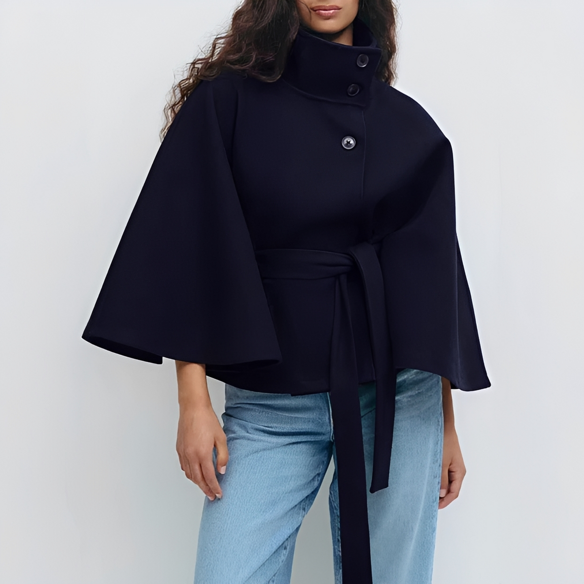 Loraine - Manteau élégant et confortable avec ceinture