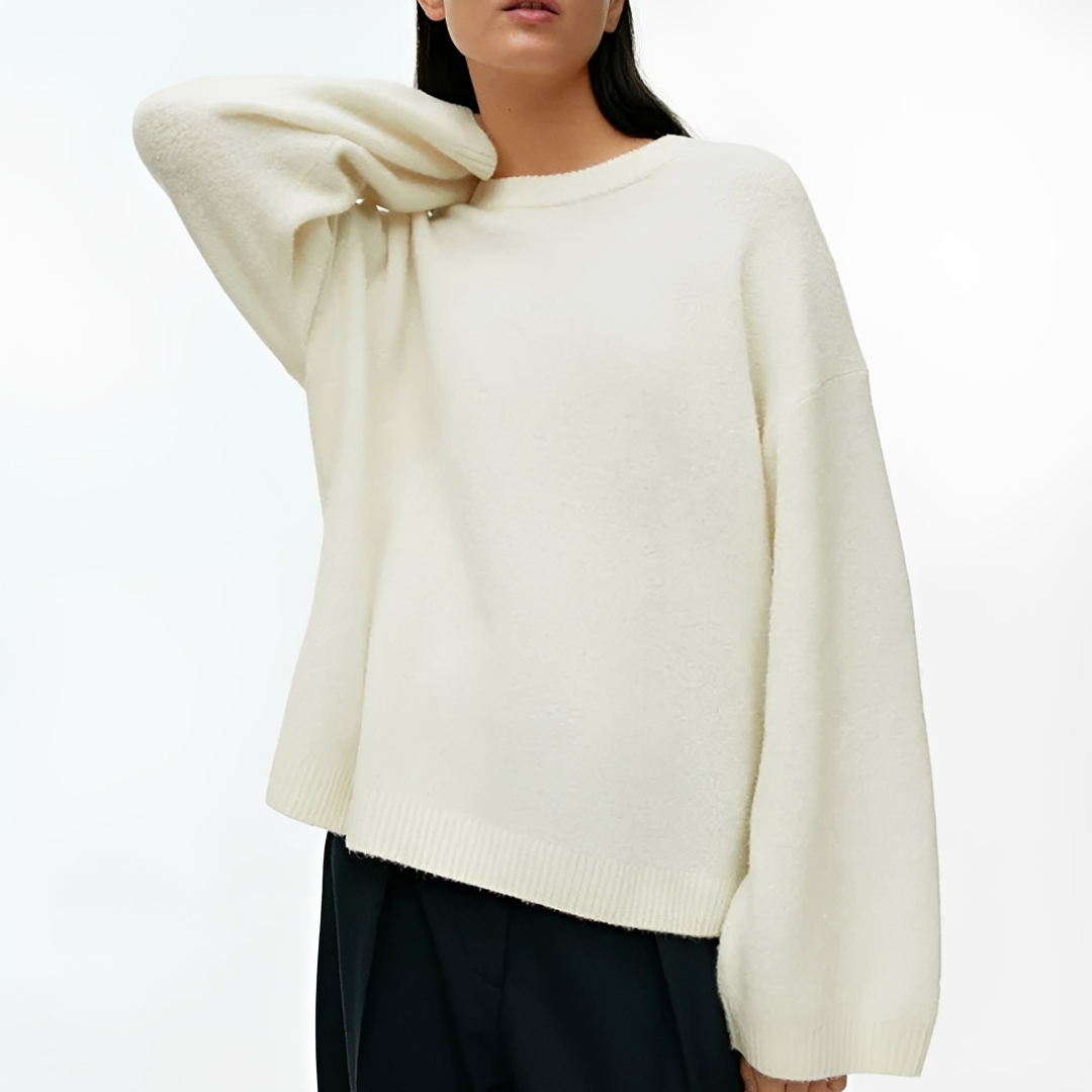 Clariza - Pull col rond confortable et chaleureux