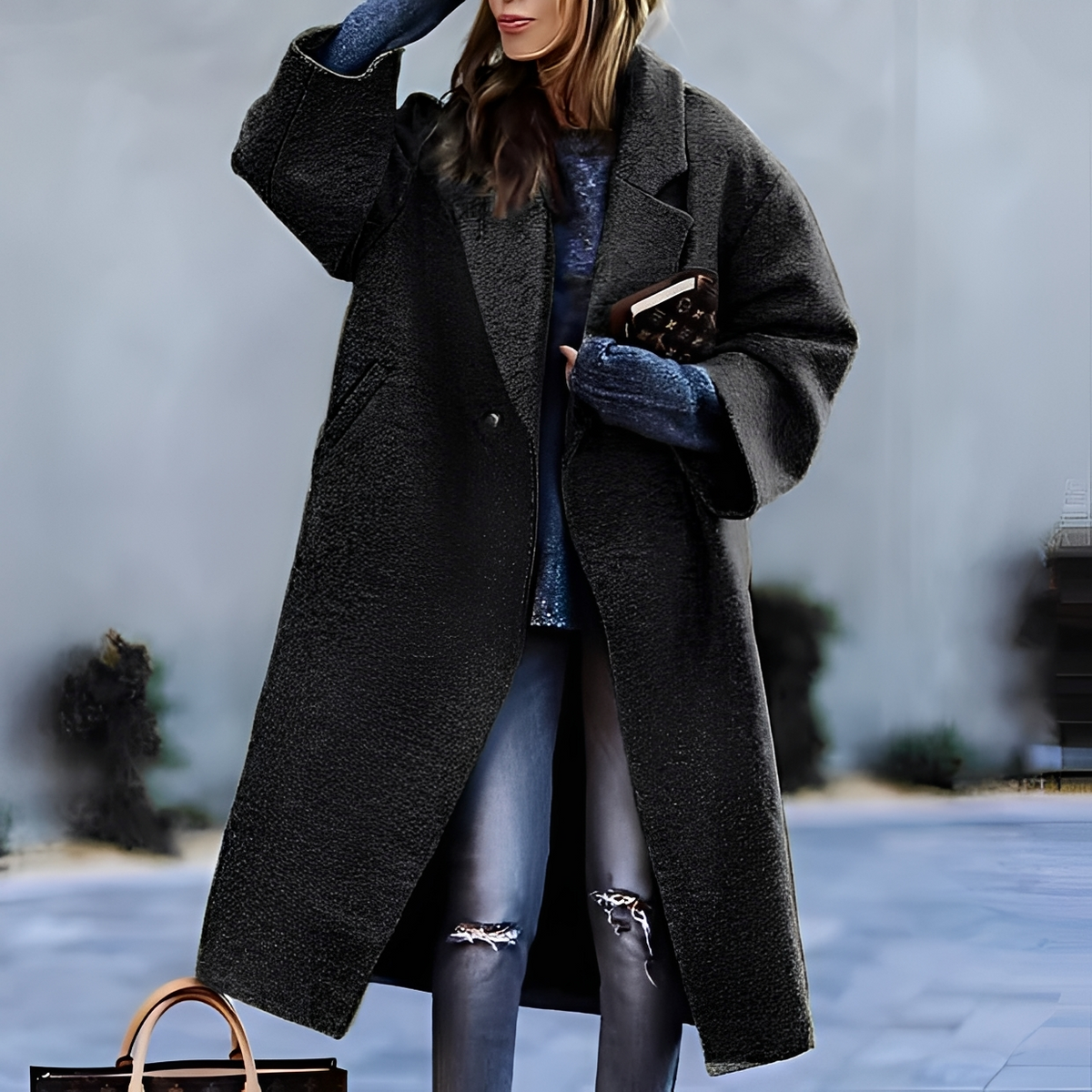 Haylie - Manteau classique et confortable
