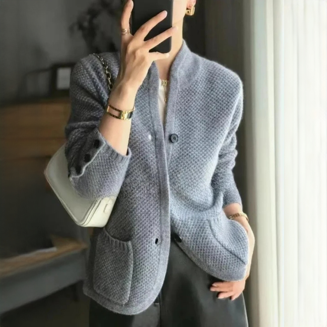 Evelyn - Blazer élégant et moelleux
