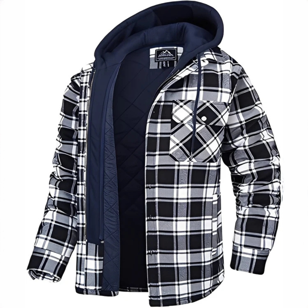 Cole - Veste à carreaux douillette