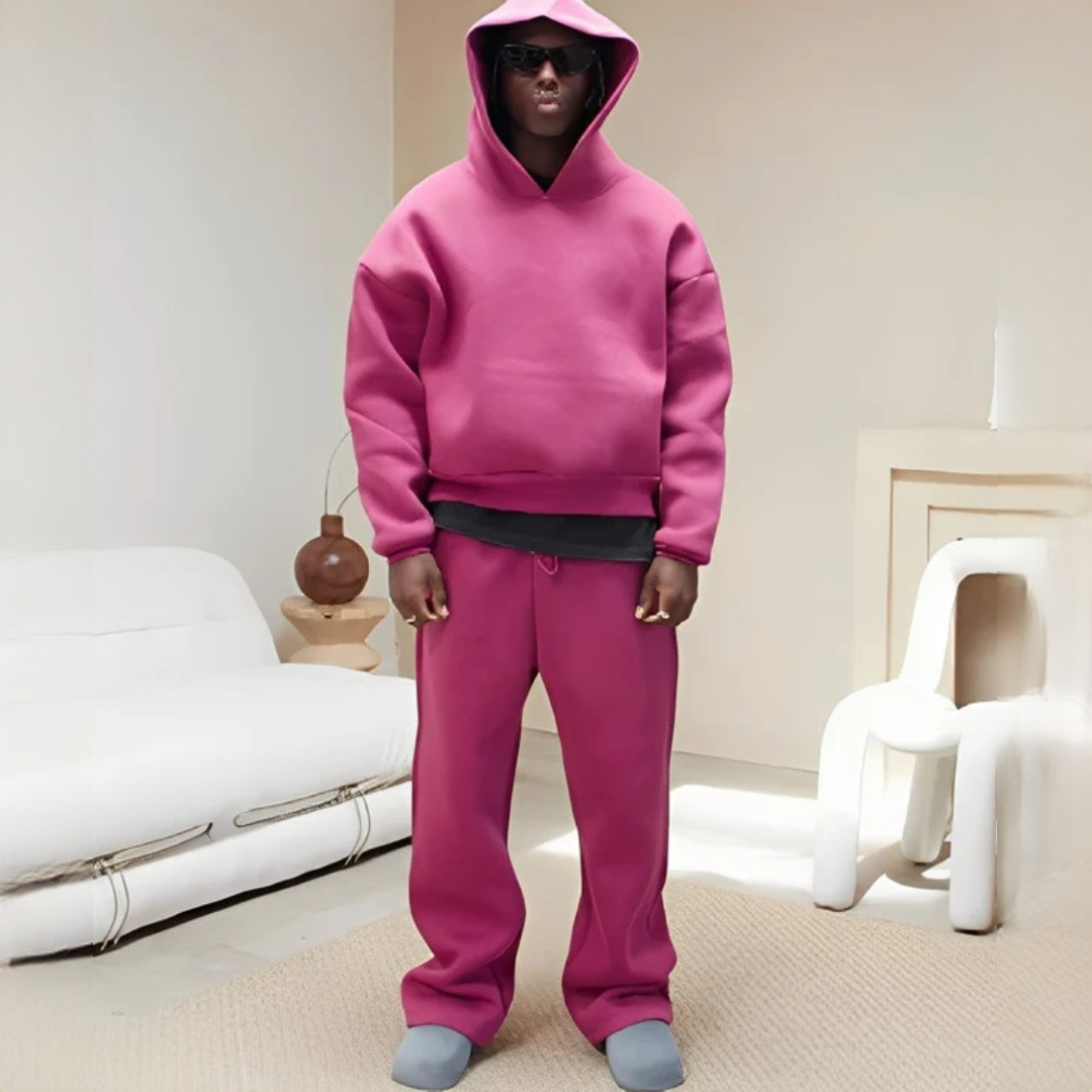 Marlon - Ensemble ample avec hoodie et pantalon