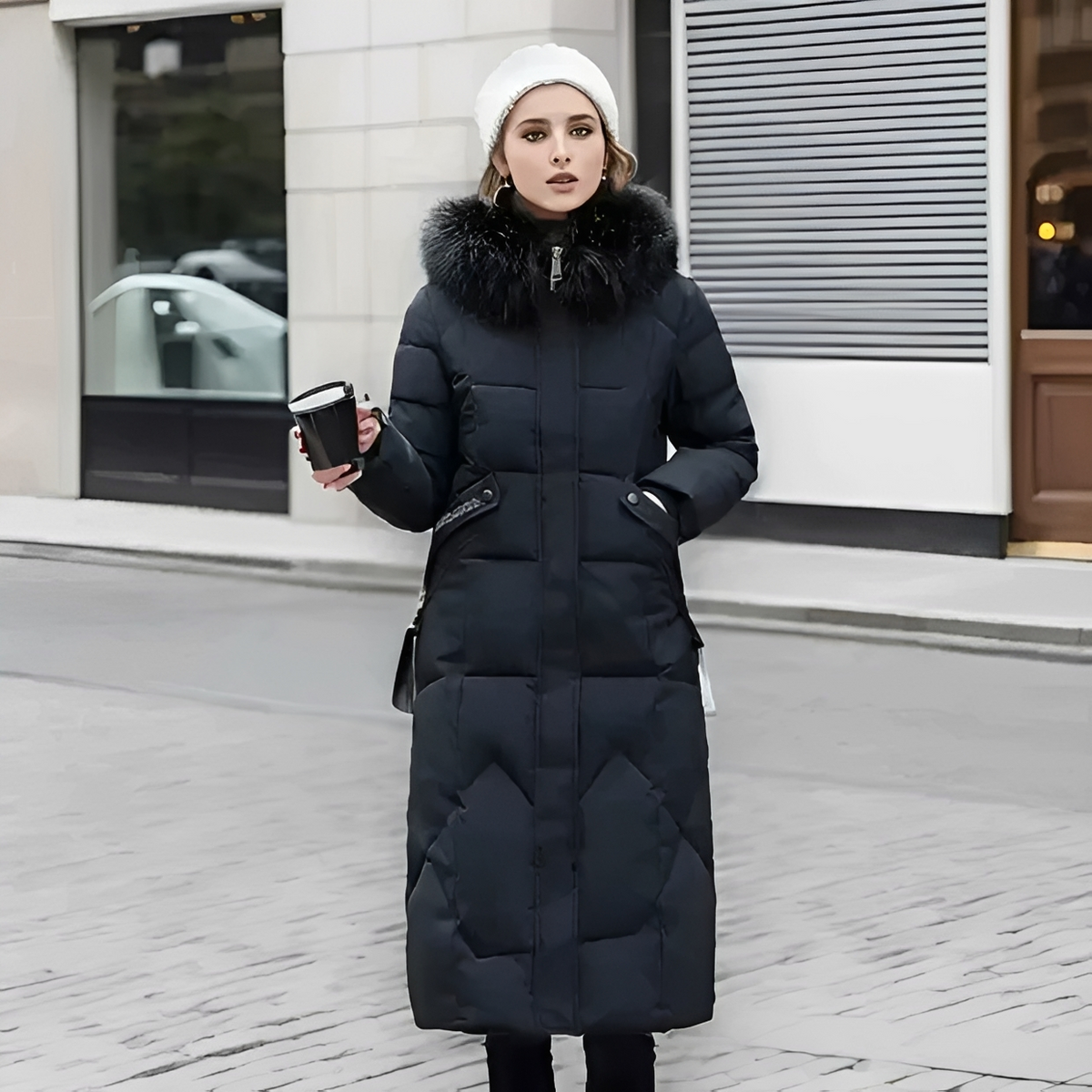Fara - Manteau stylé et douillet