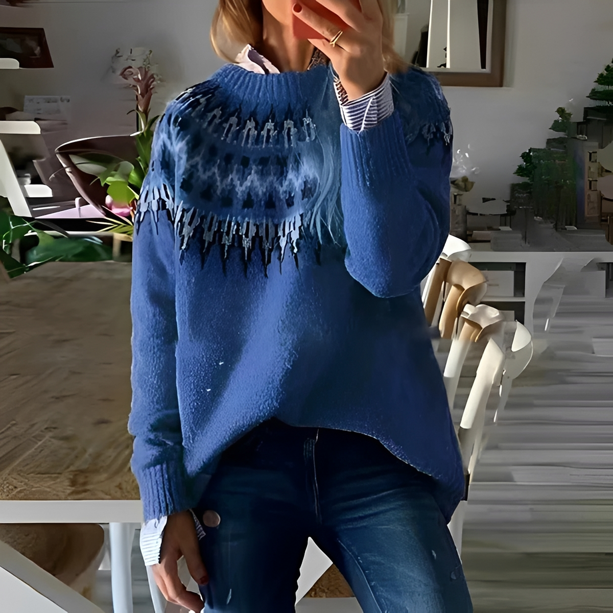 Janeth - Pull classique et chaud