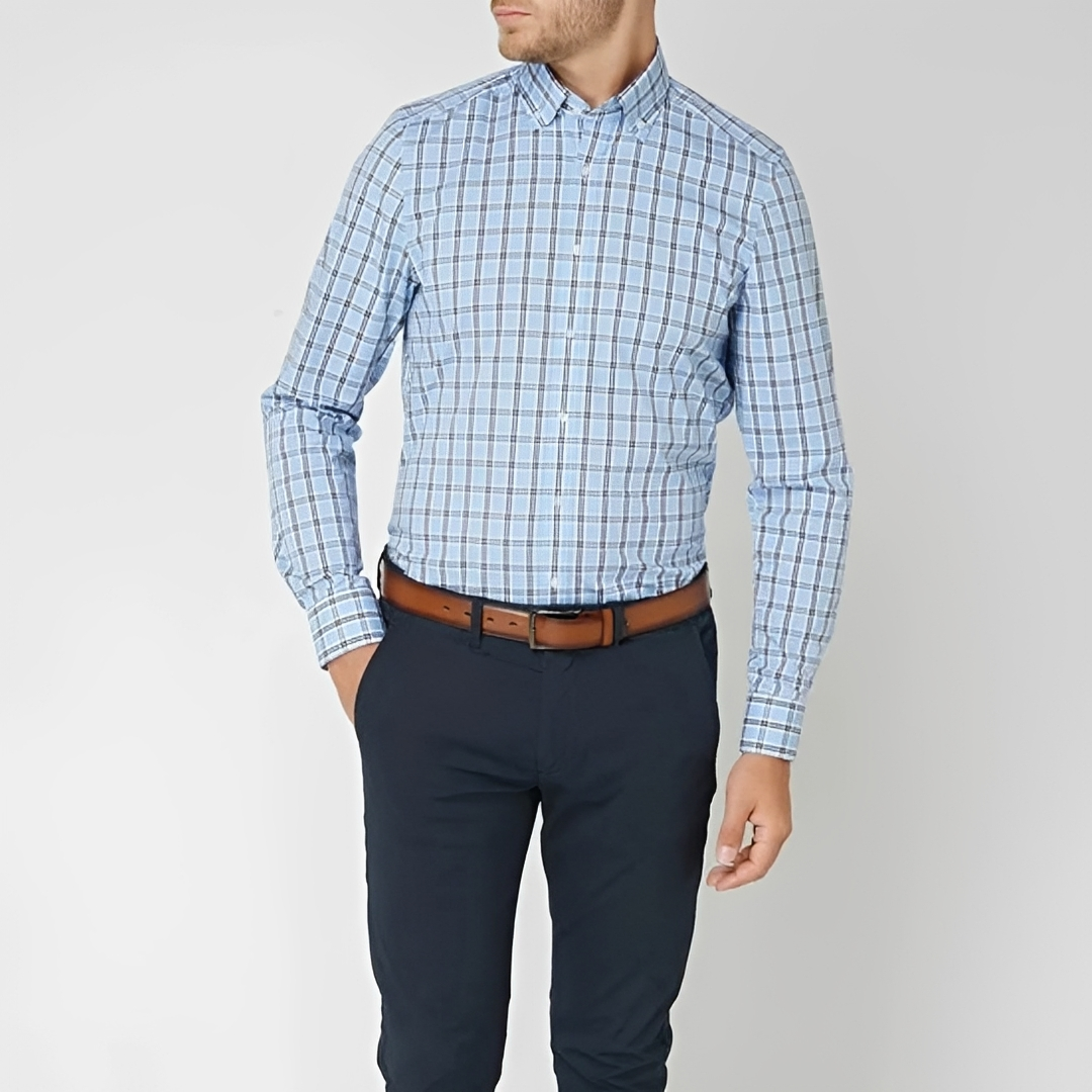 Louis - Chemise à carreaux décontractée