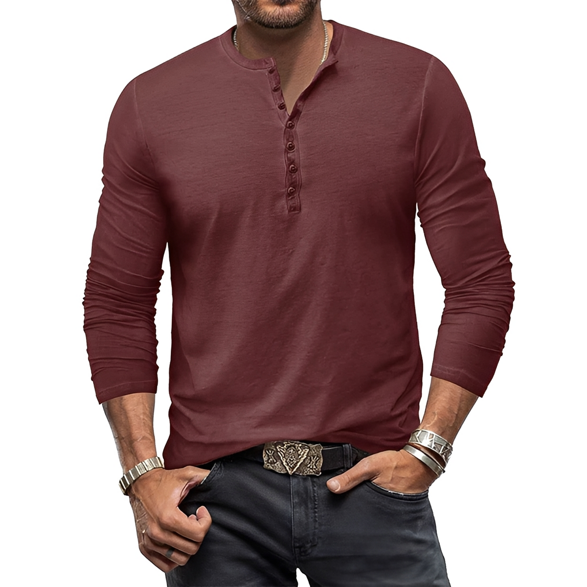 Clifford - Chemise classique avec patte de boutonnage