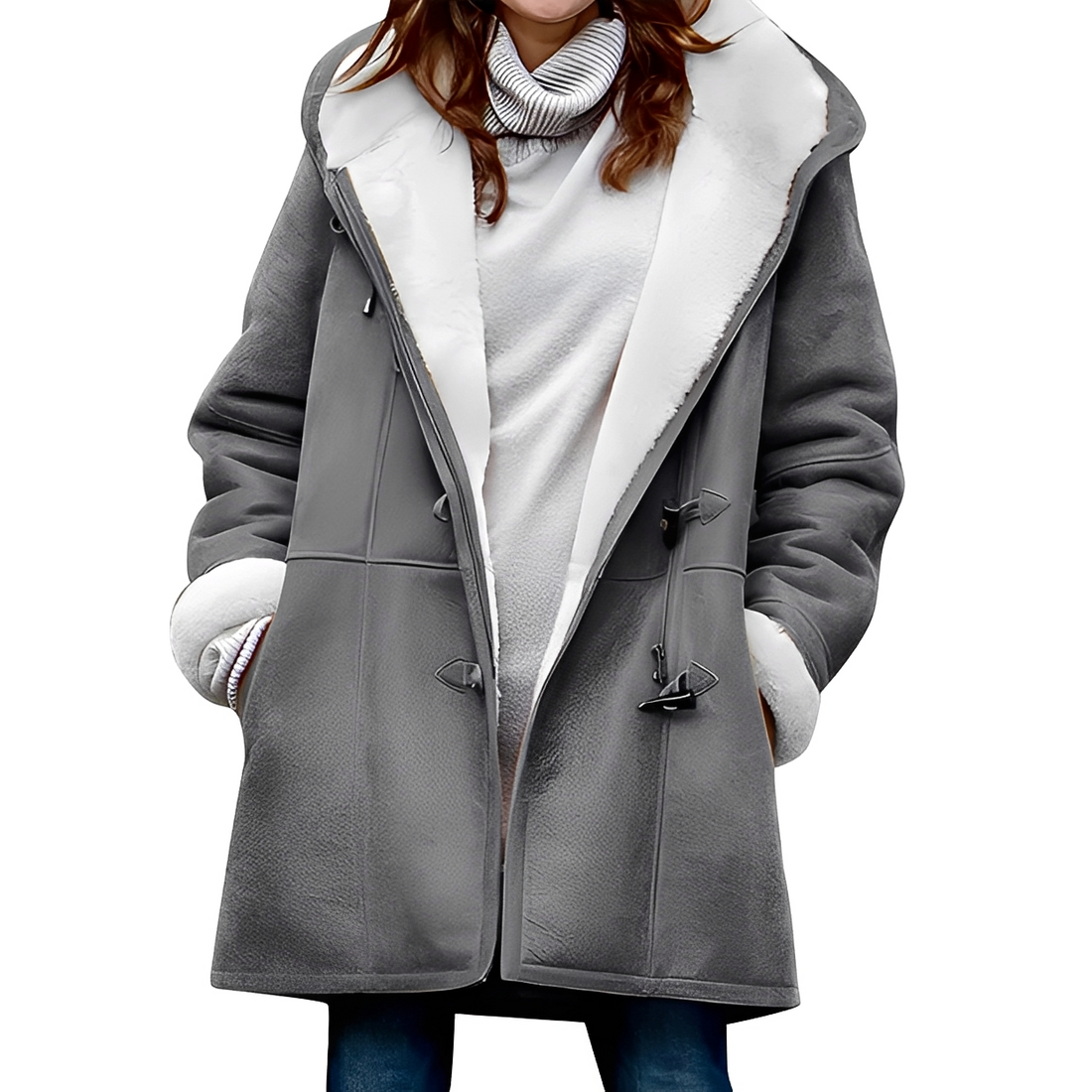 Martha - Manteau chaud et confortable avec capuche