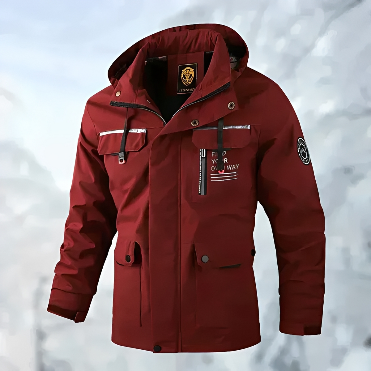 Luke - Manteau à capuche chaud et confortable