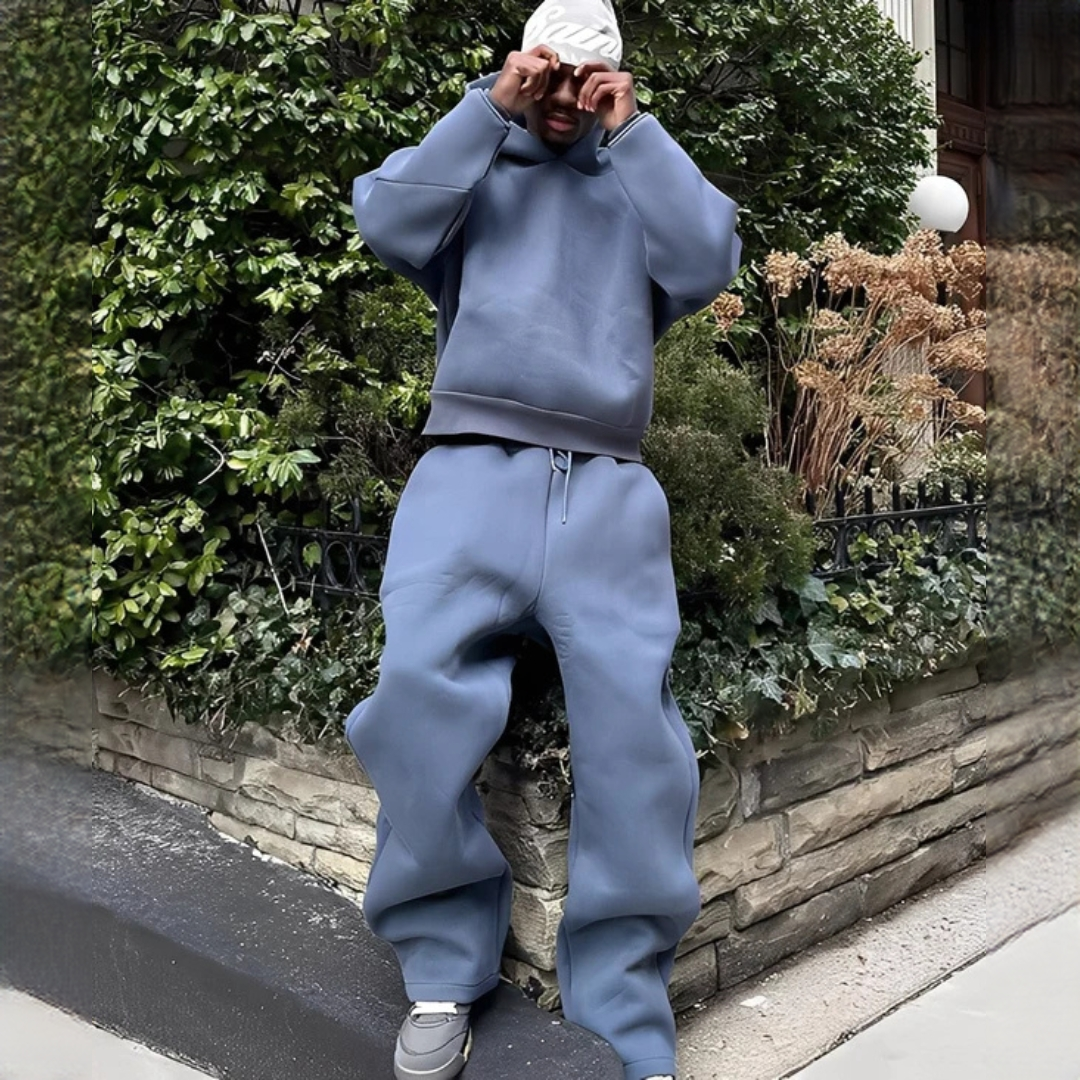 Marlon - Ensemble ample avec hoodie et pantalon