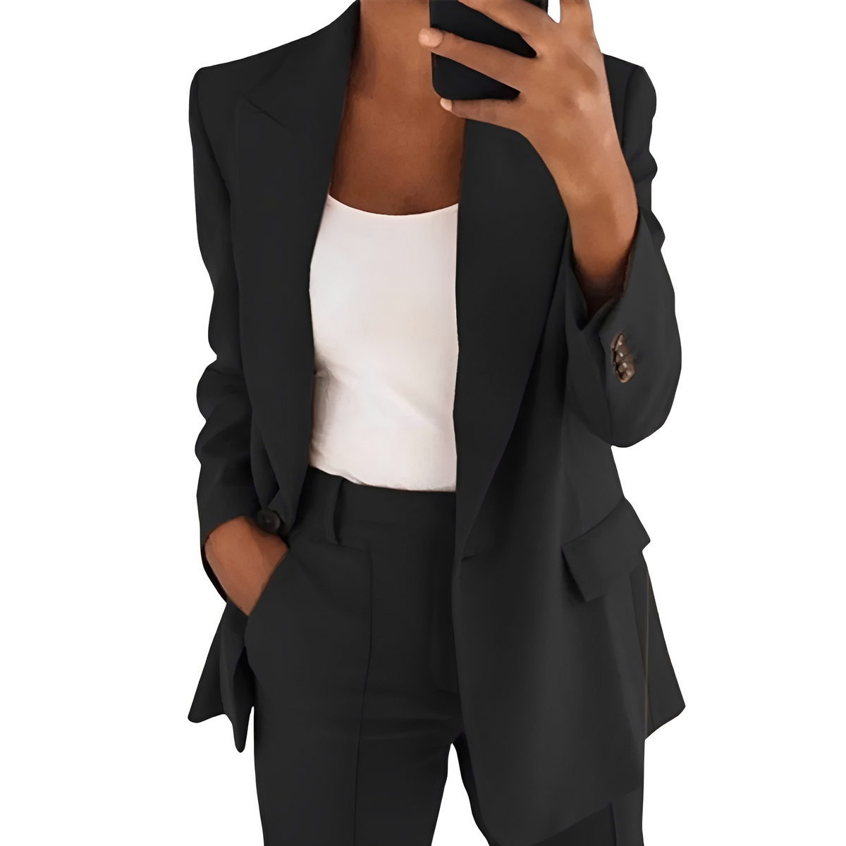Johara - Ensemble décontracté composé de blazer et pantalon