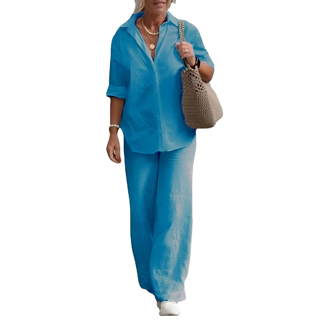 Earlyne - Ensemble de pantalon confortable