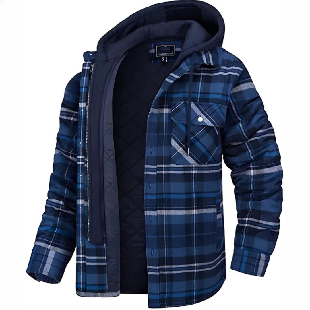 Cole - Veste à carreaux douillette
