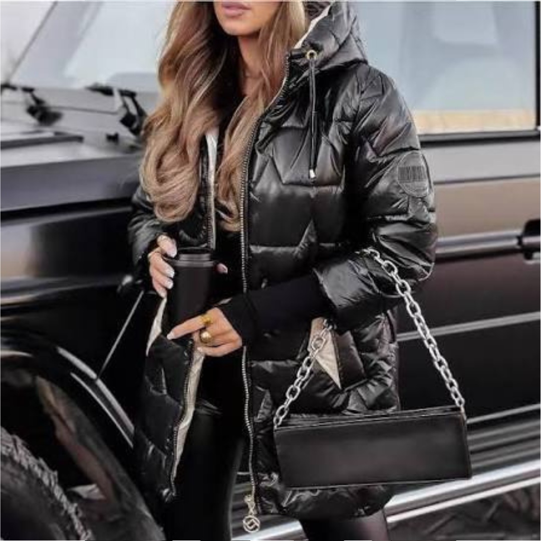 Georgina - Manteau élégant et chaud avec capuche