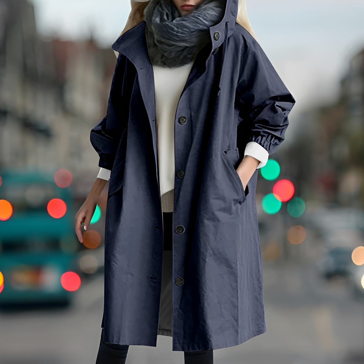Bethany - Manteau à capuche résistant à l'eau et robuste