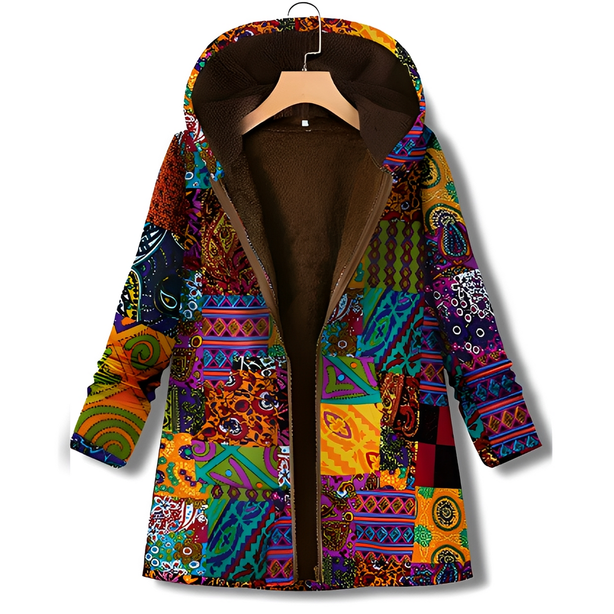Olyvia - Veste à capuche rétro et confortable
