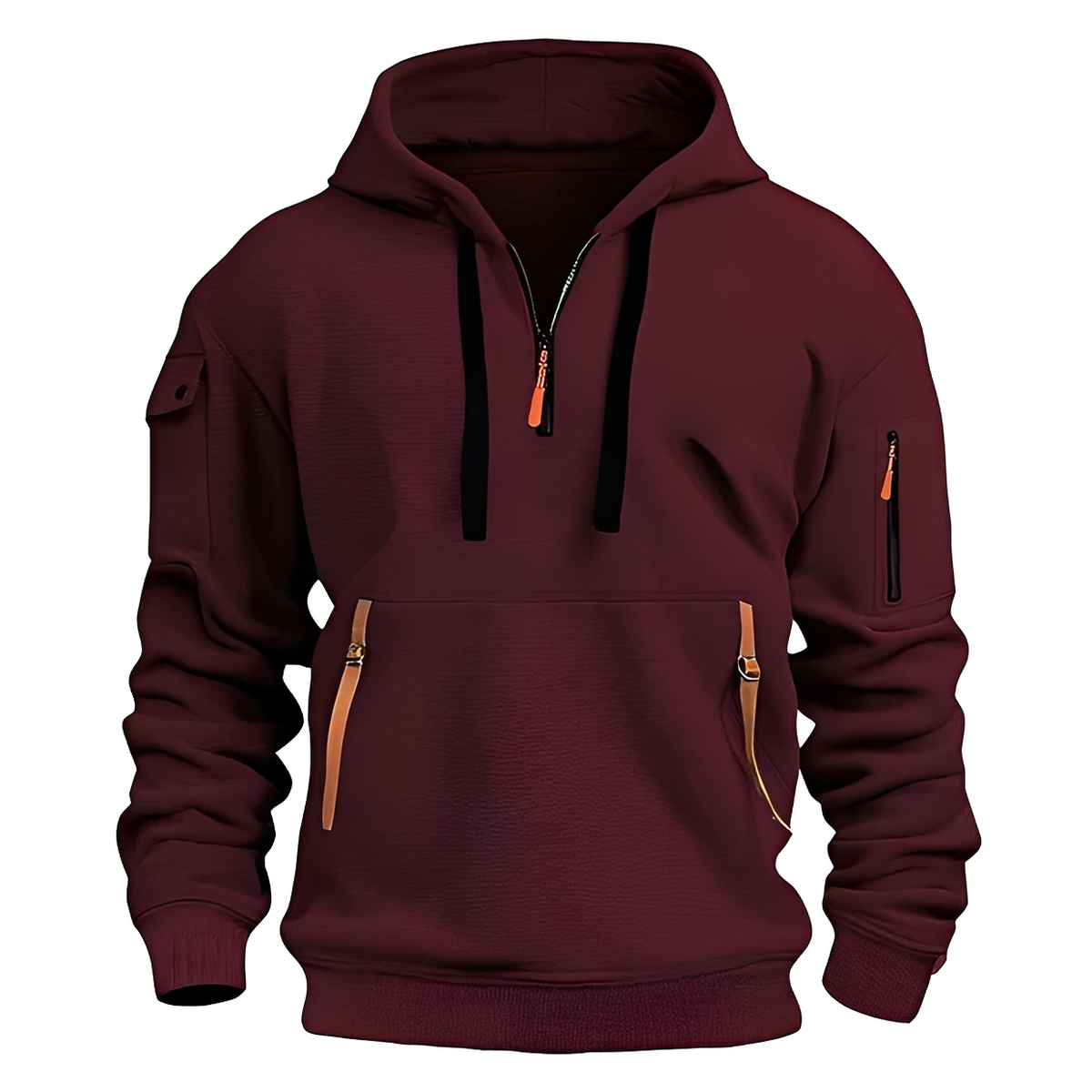 Burton - Sweat à capuche douillet avec demi-zip