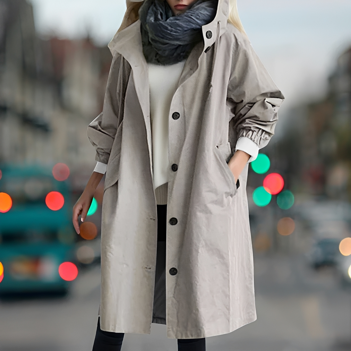 Bethany - Manteau à capuche résistant à l'eau et robuste