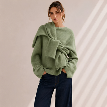 Clariza - Pull col rond confortable et chaleureux