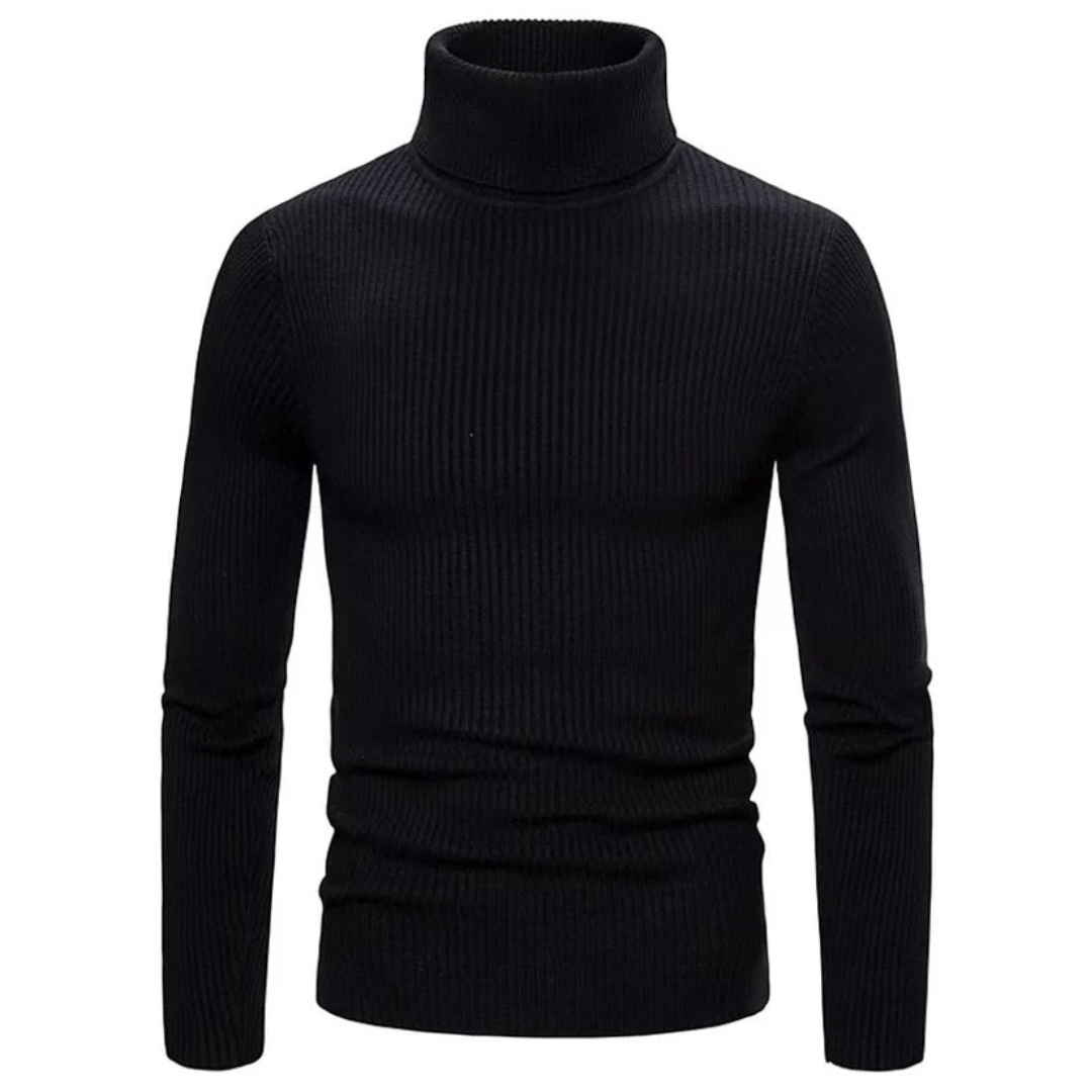 Carlos - Pull à col roulé confortable et chaud