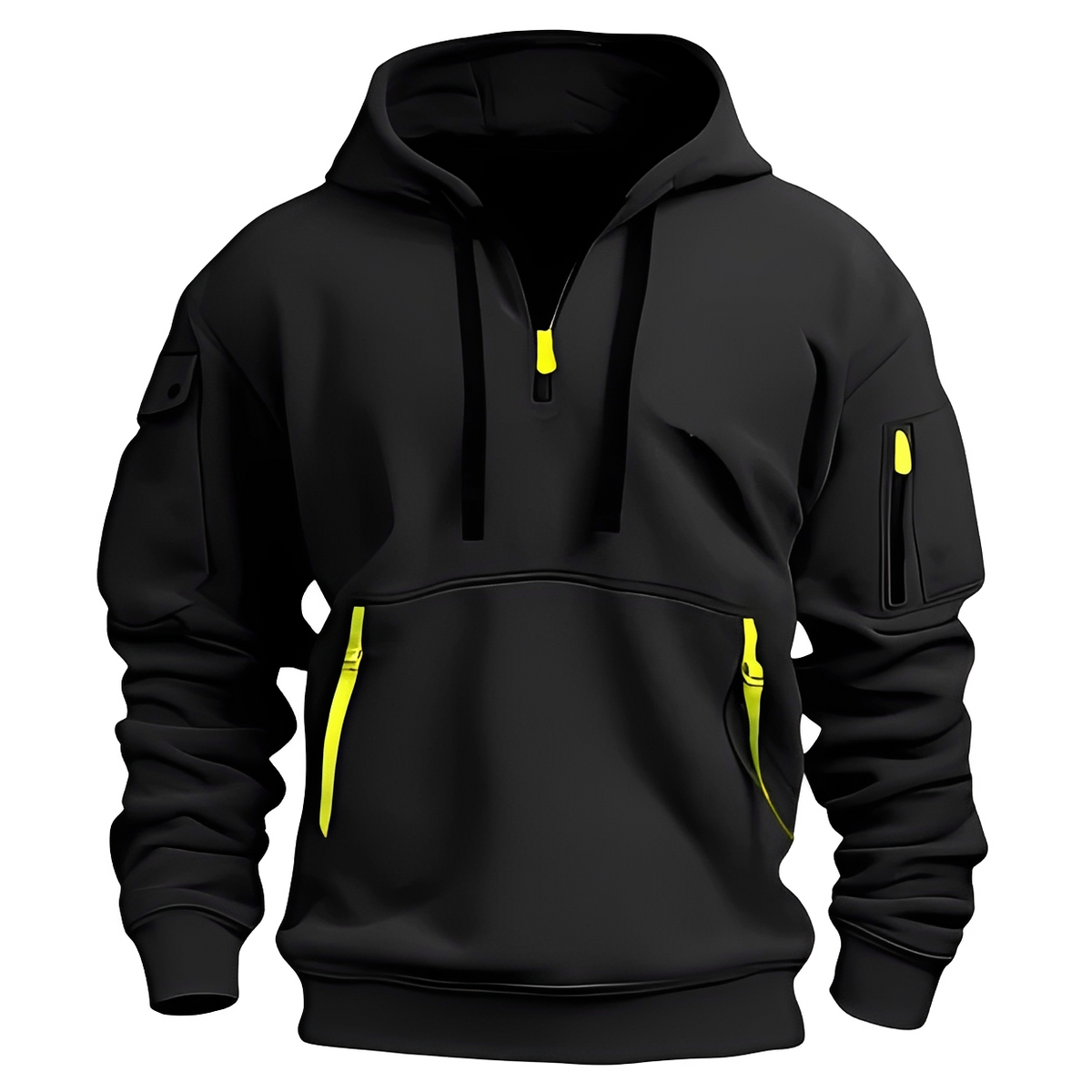 Burton - Sweat à capuche douillet avec demi-zip