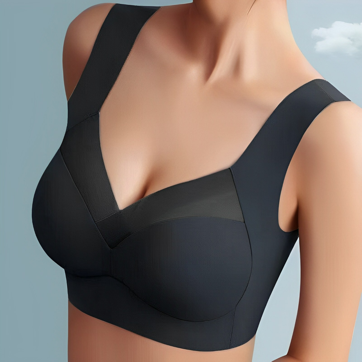 Sigrid - Soutien-gorge sans couture et confortable pour femme, 1+1