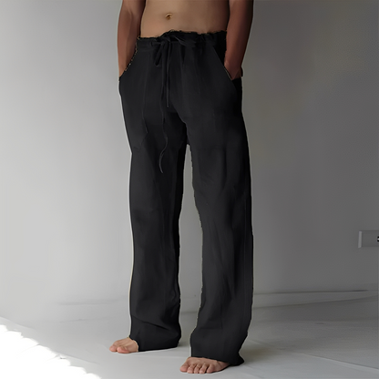 Arthur – Pantalon Ample en Lin pour Hommes