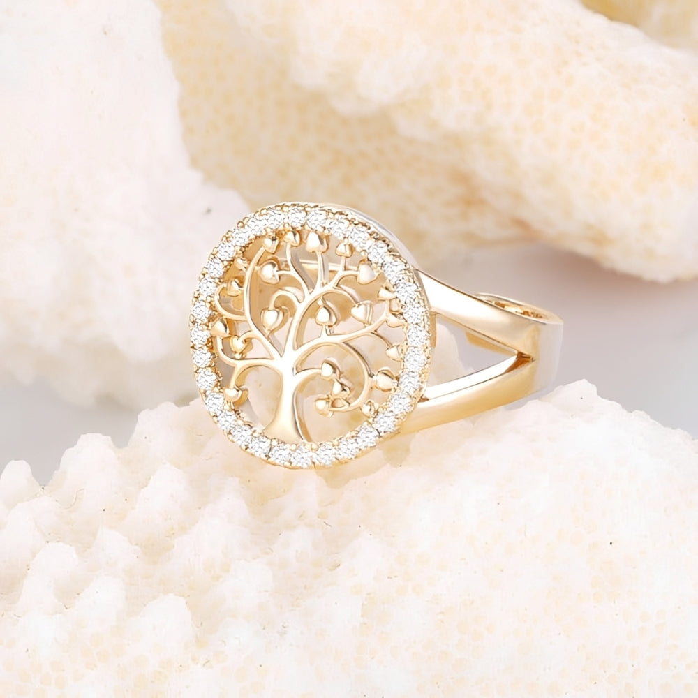 Yelina – bague arbre de la vie en or ou argent