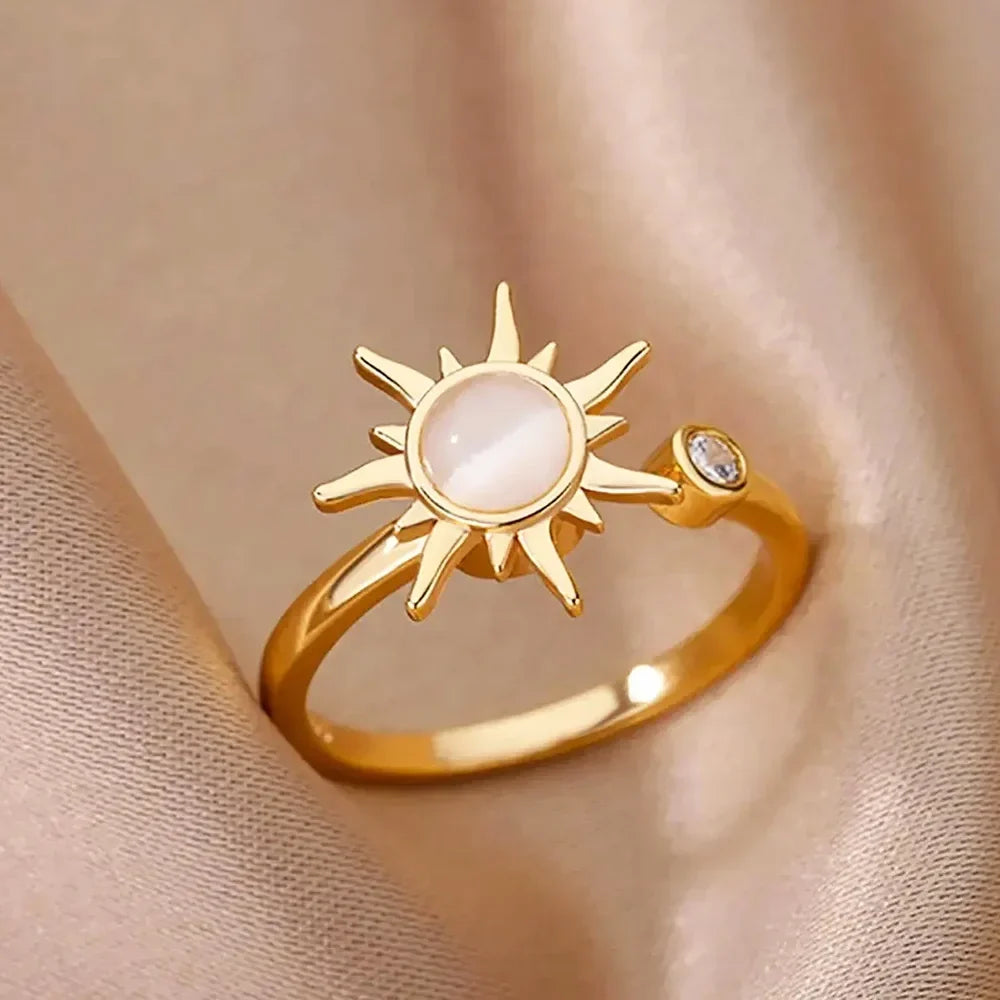 Helia – Bague solaire tournante et relaxante