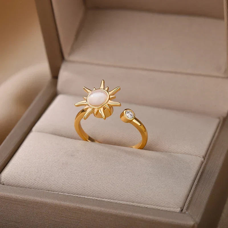Helia – Bague solaire tournante et relaxante