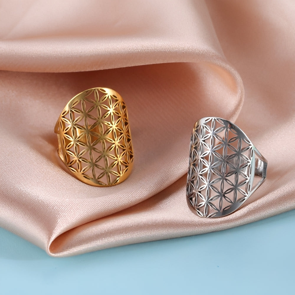 Myrrha – Bague énergétique Fleur de la Vie