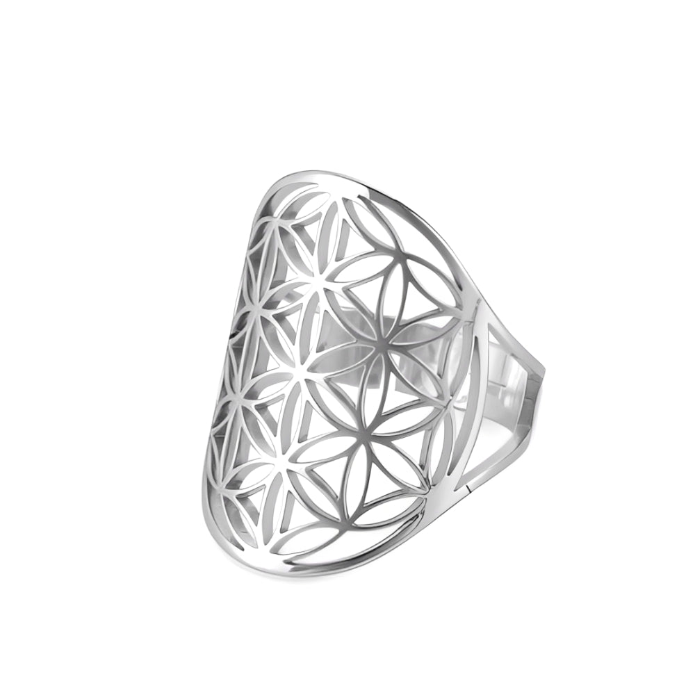 Myrrha – Bague énergétique Fleur de la Vie
