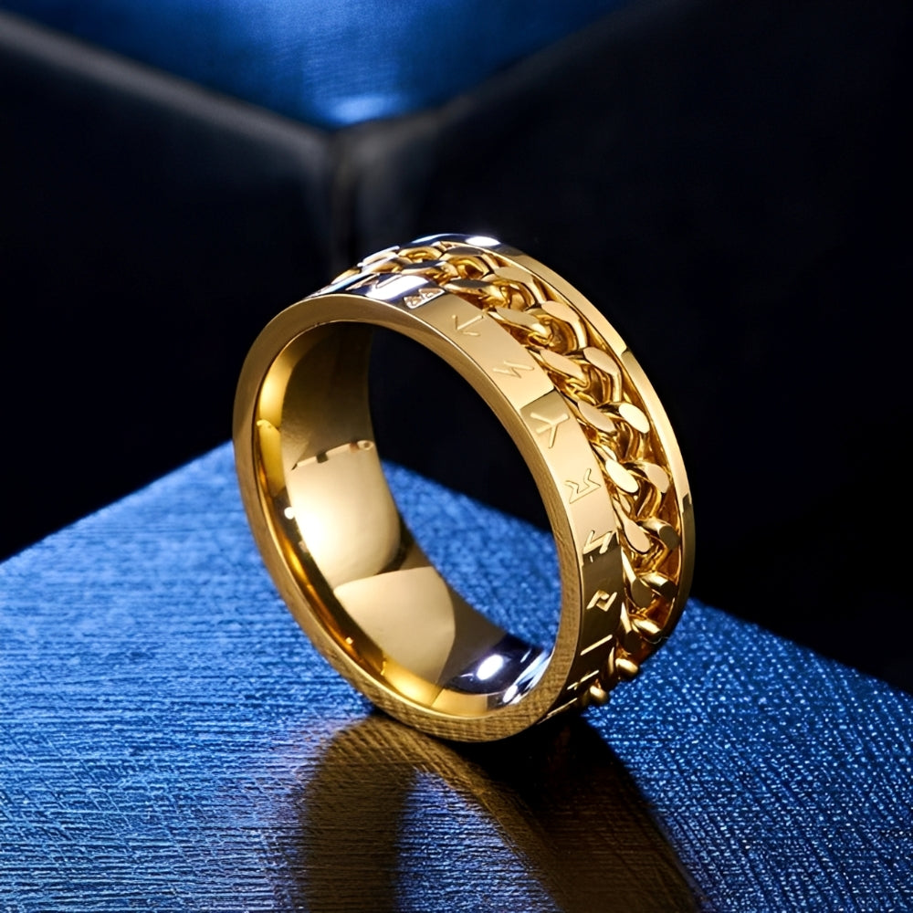 Eirik – Bague nordique viking en 3 couleurs