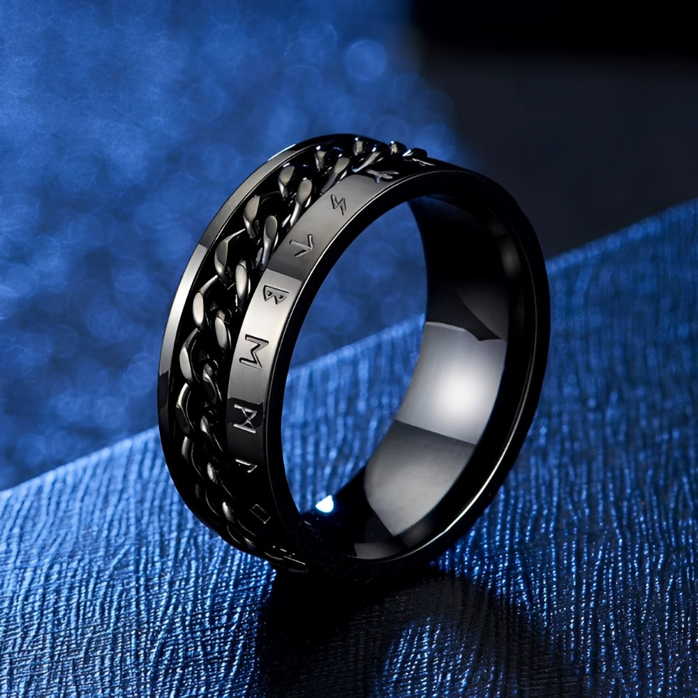 Eirik – Bague nordique viking en 3 couleurs