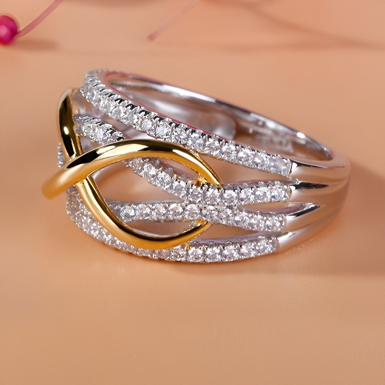 Inaya – Bague symbole de l'infini élégante pour femmes