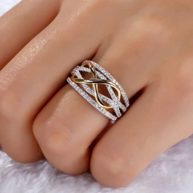 Inaya – Bague symbole de l'infini élégante pour femmes