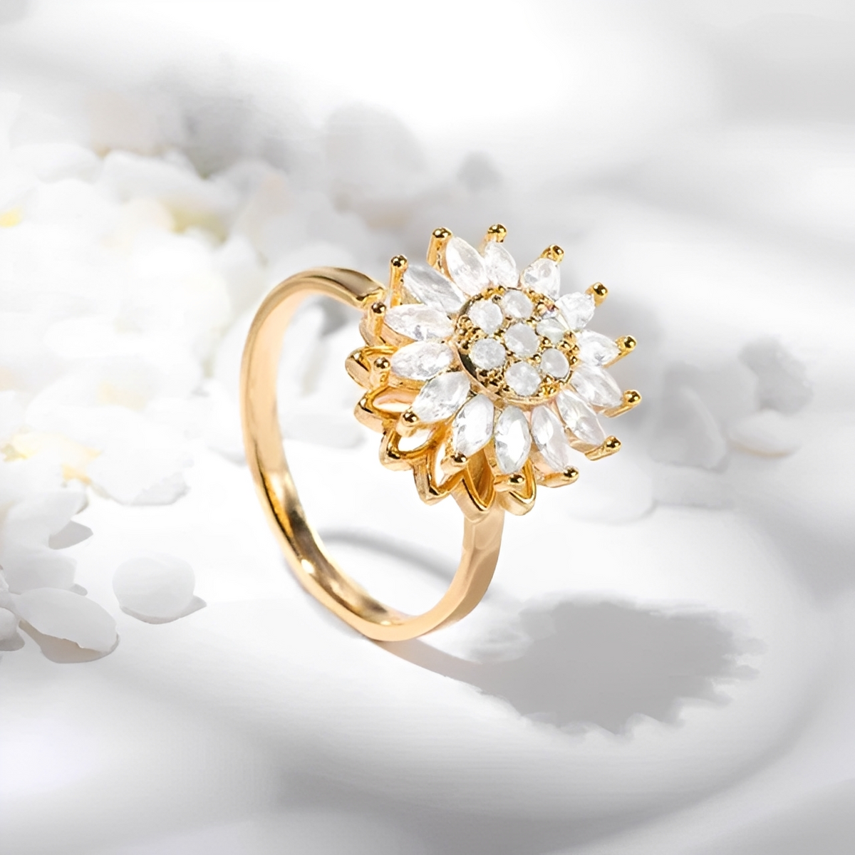 Solaya – Bague de tournesol anti-stress