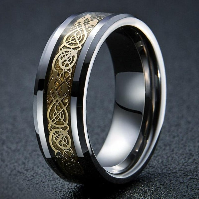 Jarl – Bague viking avec design archaïque