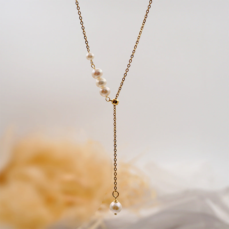 Collier de Perles d'Eau - Collier de Perles en Couches