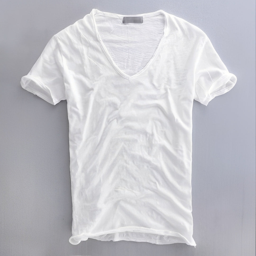 Lemuel - T-shirt décontracté d'été pour homme