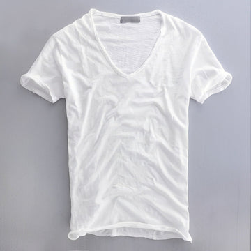 Lemuel - T-shirt décontracté d'été pour homme