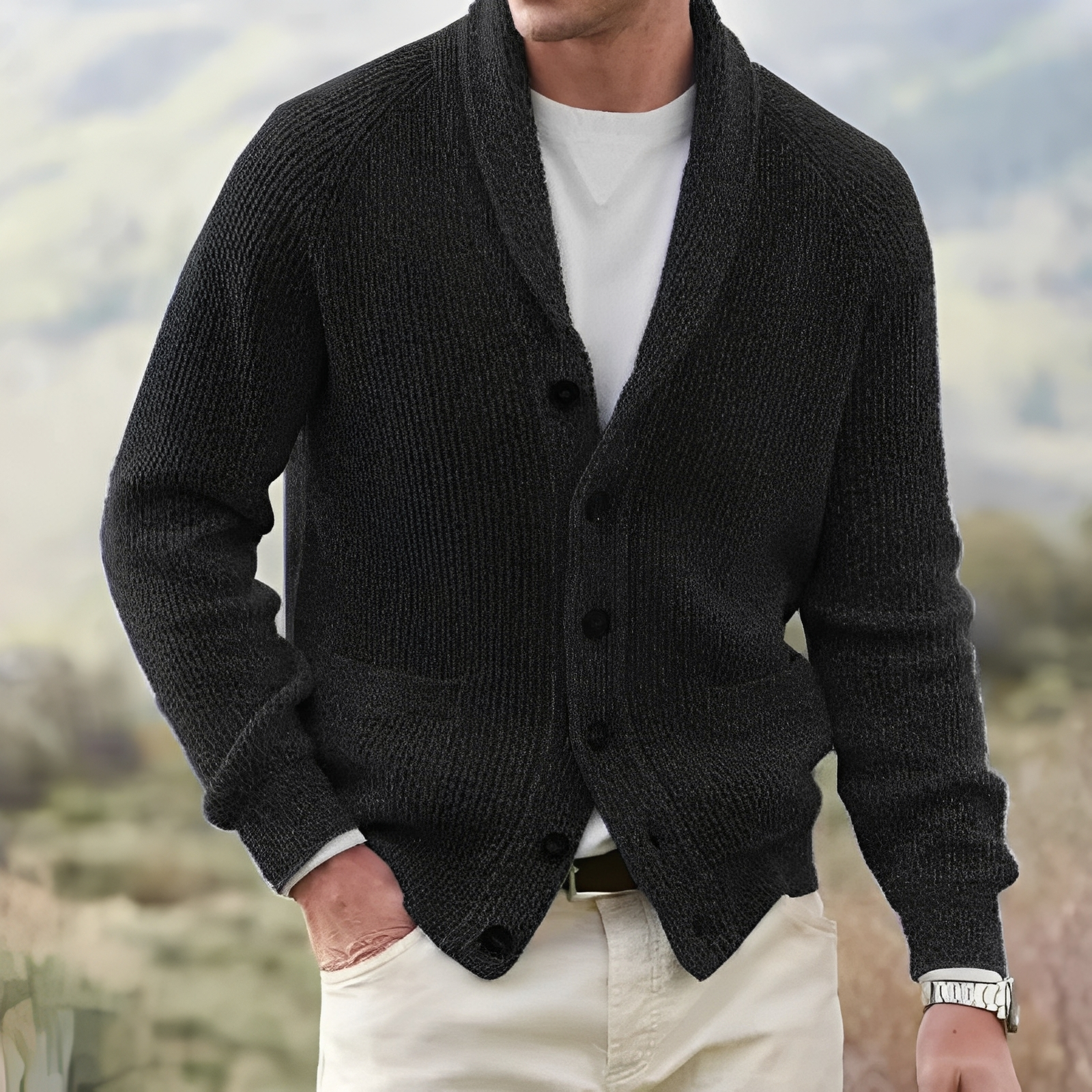 Kendrik - Cardigan homme chaud et agréable