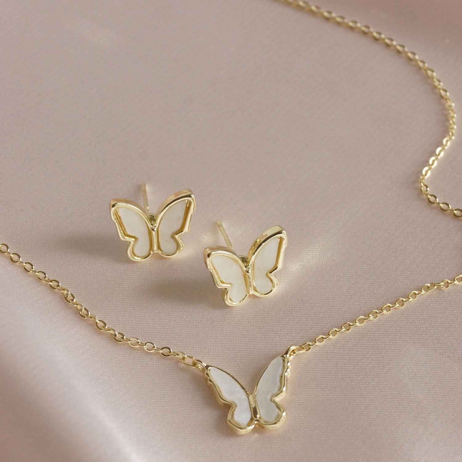 Beabell - Collier de perles en forme de papillon