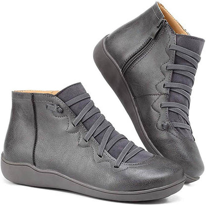 Afra – Bottines à lacets vintage