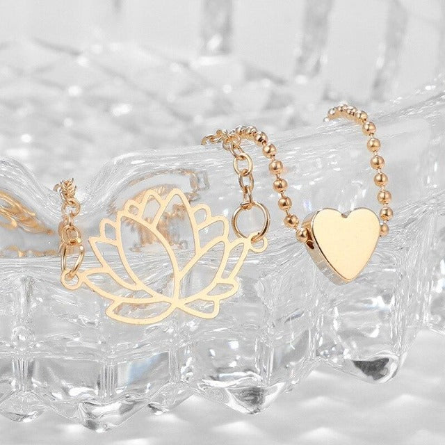 Ayumi – Bracelet de fleur de lotus spirituel