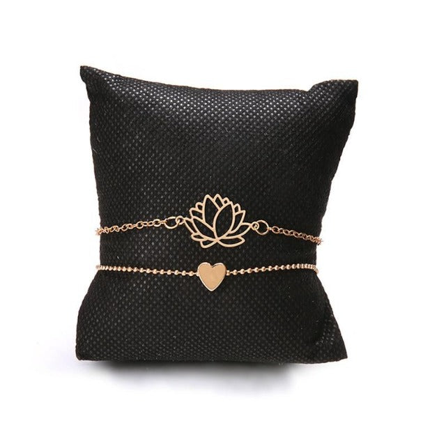 Ayumi – Bracelet de fleur de lotus spirituel