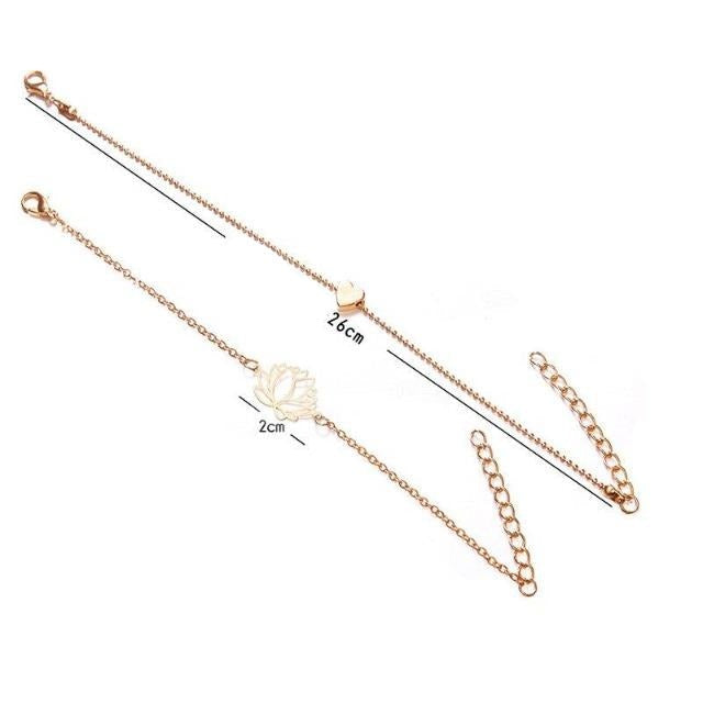 Ayumi – Bracelet de fleur de lotus spirituel